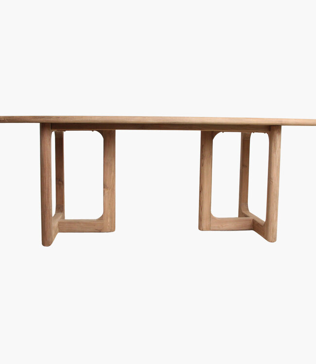 Raw Materials Amsterdam Primavera Tuintafel | Teakhout | H75 x B240 x D90 cm