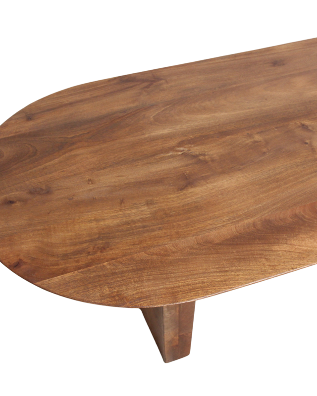 Raw Materials Amsterdam Bullnose | Salontafel | Bruin | L140 x B60 x H35 cm