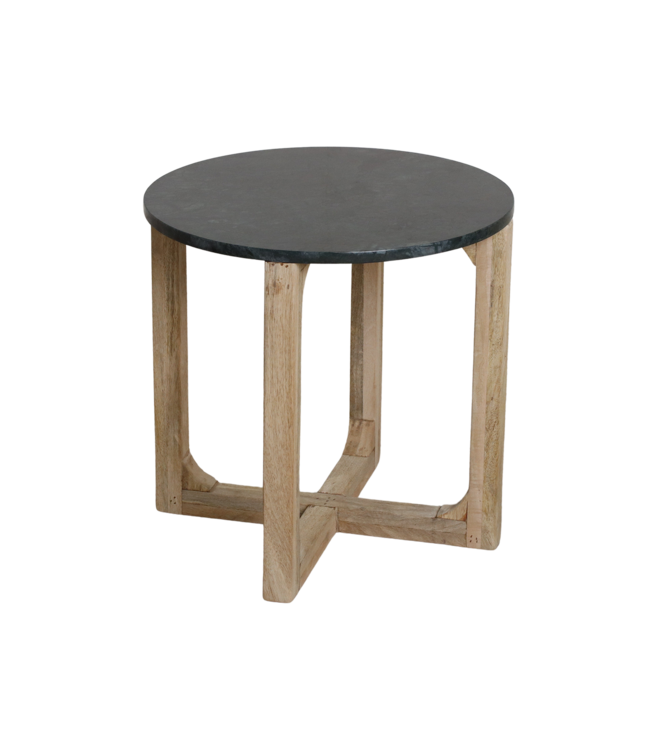 Raw Materials Amsterdam Bijzettafel Marmer | Rond | Groen