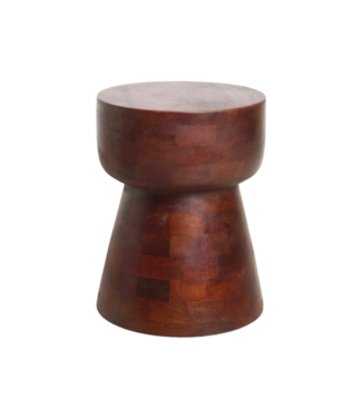 Raw Materials Amsterdam Pacific mango wood stool/side table Fiji