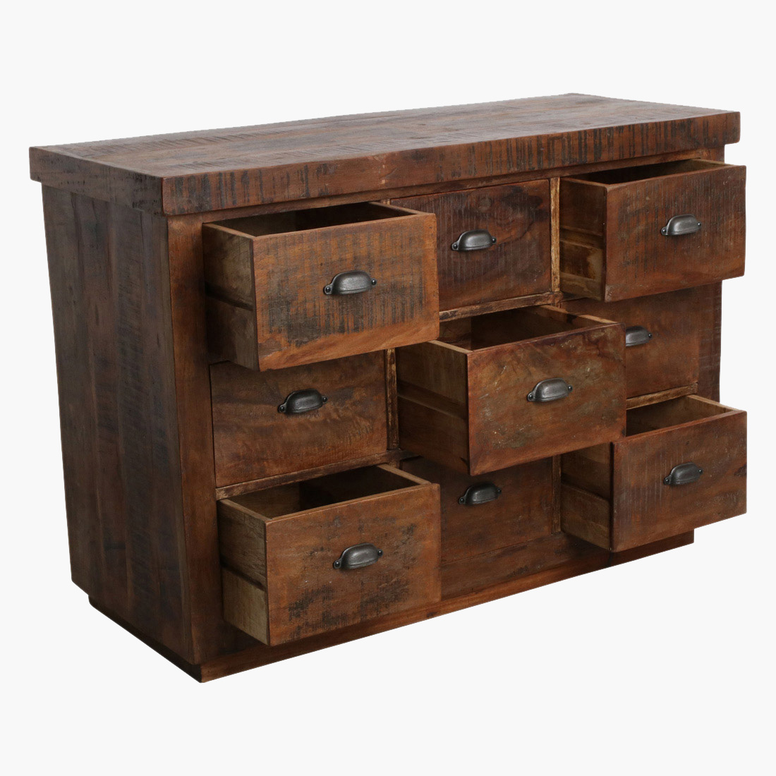 Raw Materials Amsterdam Factory Dressoir | 9 Laden | H80 x B120 x D50 cm