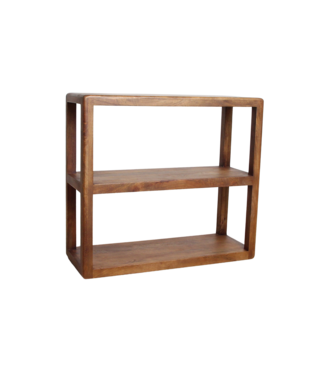 Raw Materials Amsterdam Bullnose mangohouten rek - 100x38x100 cm