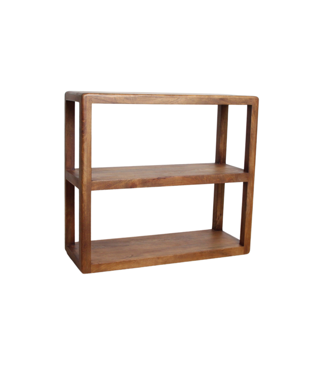 Raw Materials Amsterdam Bullnose | Houten rek | L100 x D38 x B100 cm