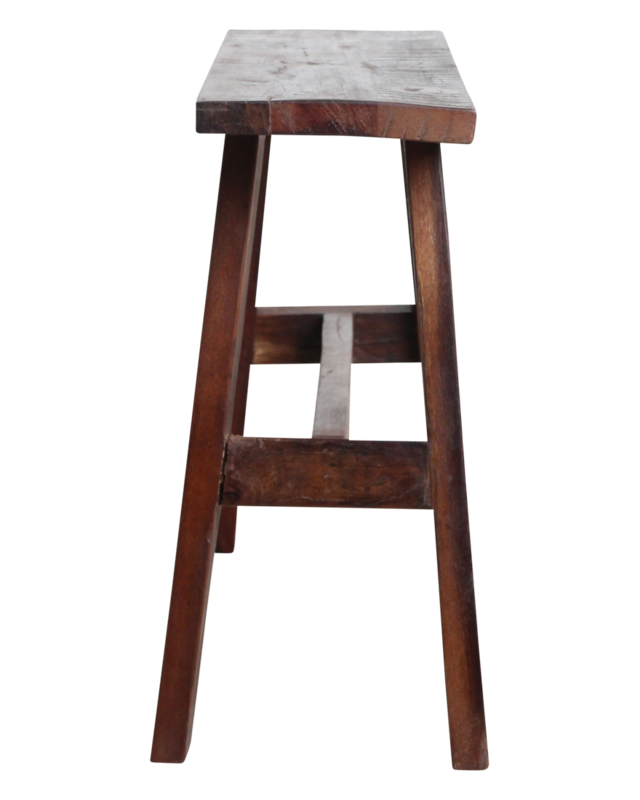 Raw Materials Amsterdam Fabrieks Bushalte Bank | Groot | L85 x B20 x H50 cm