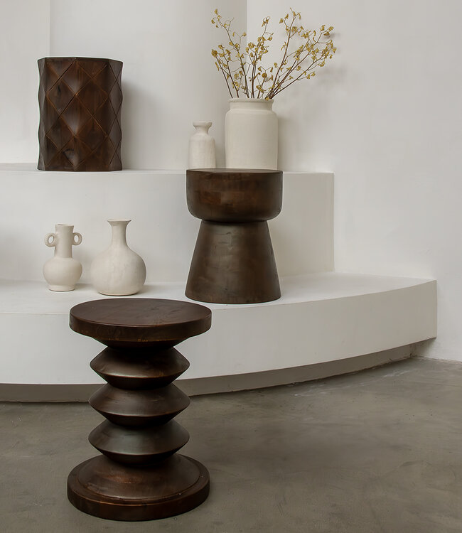 Raw Materials Amsterdam Pacific Kruk Tonga | Mangohout | H45 x D35 cm