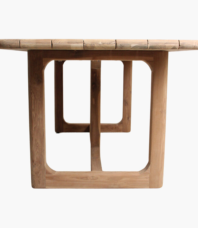 Raw Materials Amsterdam Primavera Tuintafel | Teakhout | H75 x B240 x D90 cm