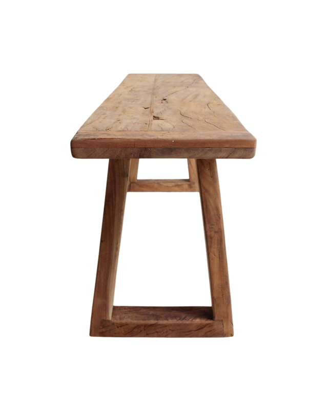 Raw Materials Amsterdam Farmwood Eetkamerbank | Bruin | H45 x B180 x D30 cm