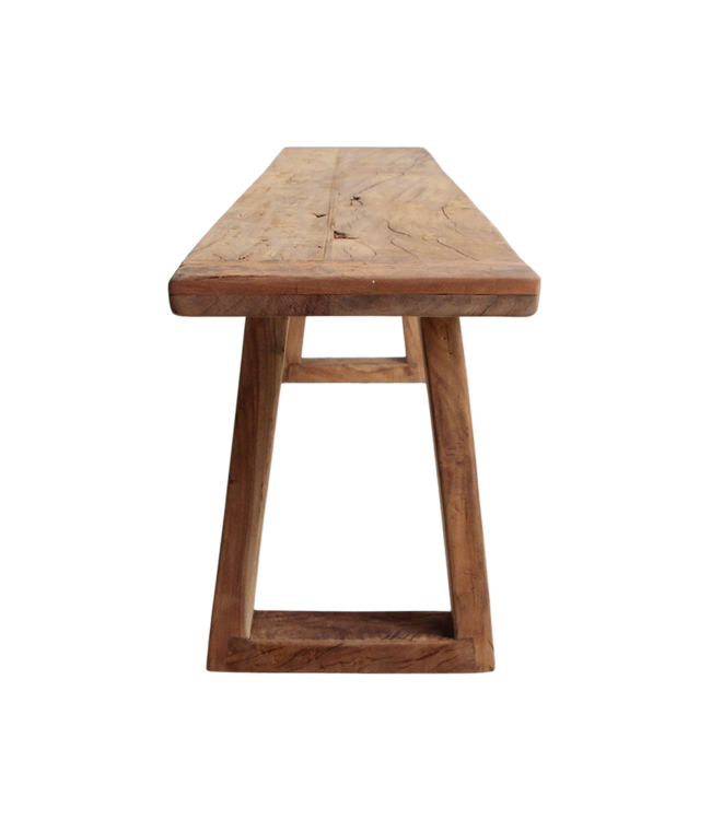 Raw Materials Amsterdam Farmwood Eetkamerbank | Bruin | H45 x B180 x D30 cm