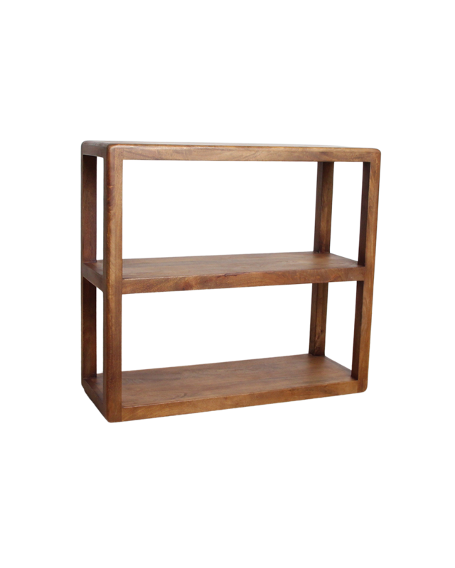 Raw Materials Amsterdam Bullnose | Houten rek | L100 x D38 x B100 cm
