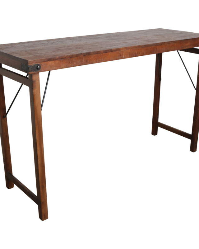 Raw Materials Amsterdam Bartafel | Inklapbaar | Bruin | L170 x B60 x H107 cm