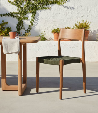 Raw Materials Amsterdam Freya Stoel | Set Van 2 | Donkergroen | H80 cm