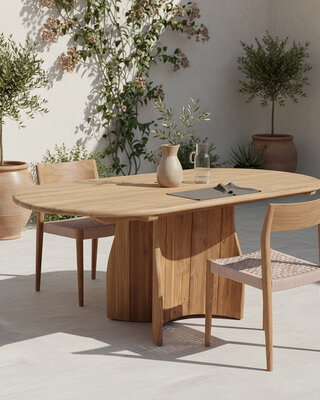 Raw Materials Amsterdam Verano Tuintafel | Ovaal | 200 cm