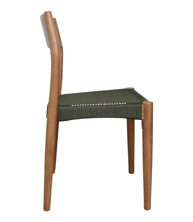 Raw Materials Amsterdam Freya Stoel | Set Van 2 | Donkergroen | H80 cm