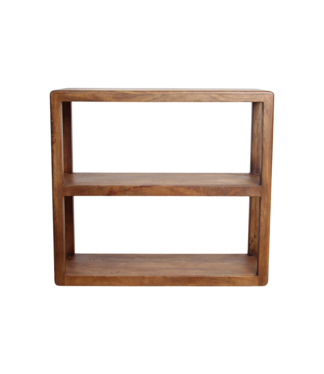 Raw Materials Amsterdam Bullnose | Houten rek | L100 x D38 x B100 cm