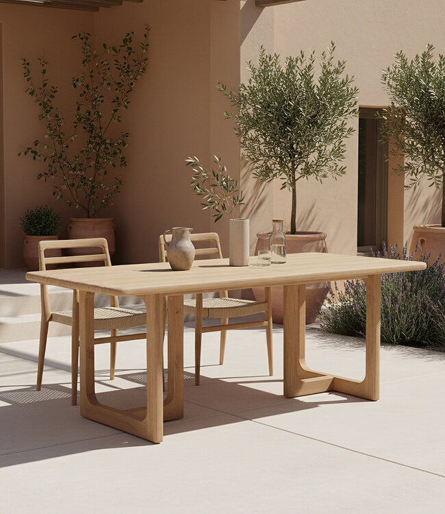 Raw Materials Amsterdam Tuintafel | Primavera | Teakhout | 200 cm