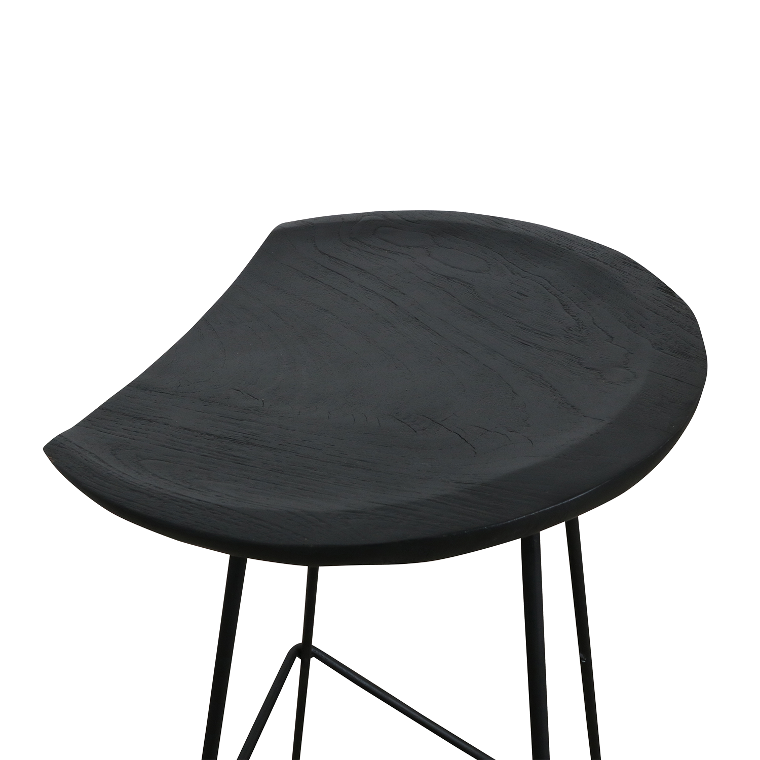 Raw Materials Amsterdam Loft Barkruk | Zwart | H77 x B42 x D41 cm
