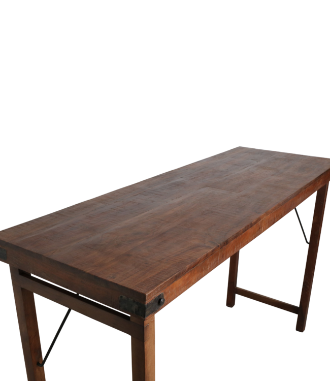 Raw Materials Amsterdam Bartafel | Inklapbaar | Bruin | L170 x B60 x H107 cm