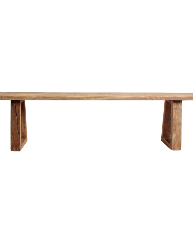 Raw Materials Amsterdam Farmwood Eetkamerbank | Bruin | H45 x B180 x D30 cm