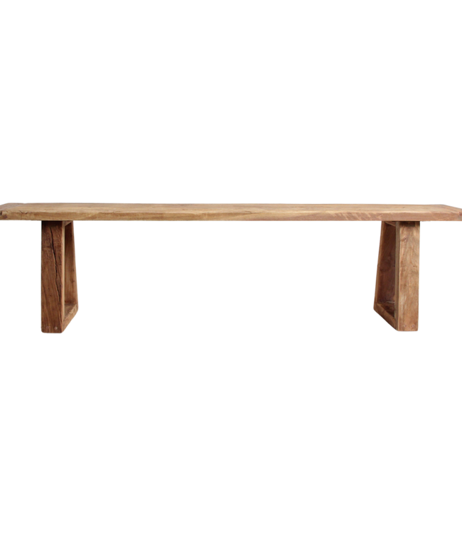 Raw Materials Amsterdam Farmwood Eetkamerbank | Bruin | H45 x B180 x D30 cm