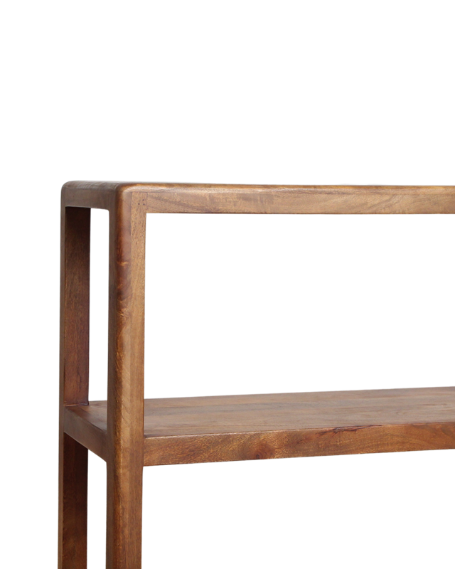 Raw Materials Amsterdam Bullnose | Houten rek | L100 x D38 x B100 cm