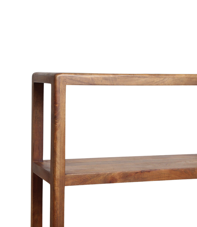 Raw Materials Amsterdam Bullnose | Houten rek | L100 x D38 x B100 cm