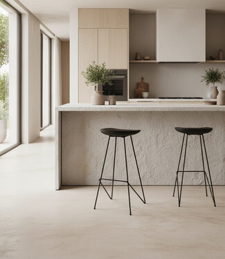 Raw Materials Amsterdam Loft Barkruk | Zwart | H77 x B42 x D41 cm