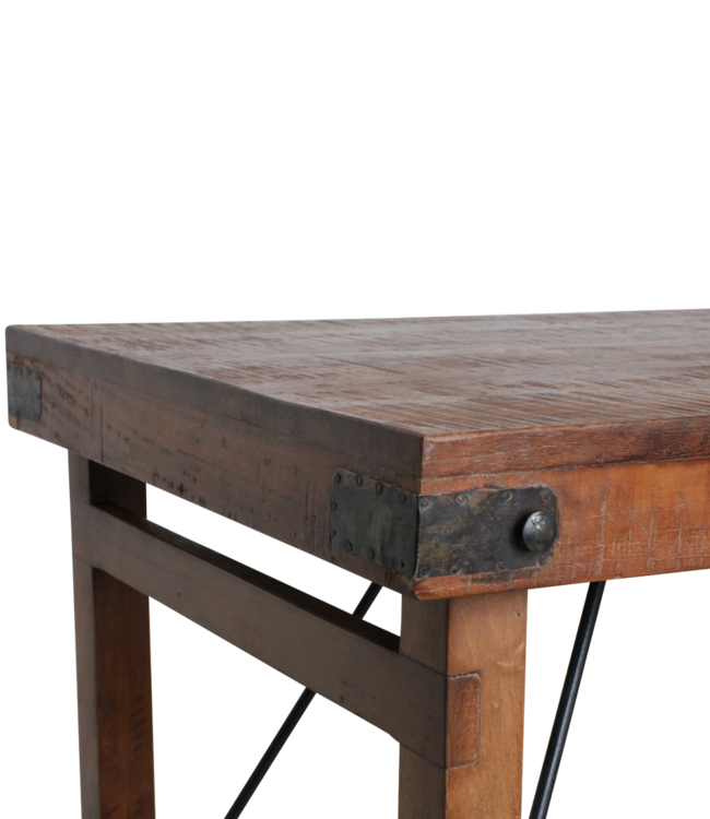 Raw Materials Amsterdam Bartafel | Inklapbaar | Bruin | L170 x B60 x H107 cm