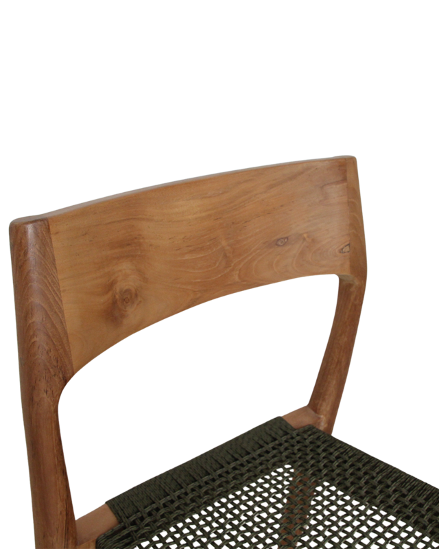 Raw Materials Amsterdam Freya Stoel | Set Van 2 | Donkergroen | H80 cm