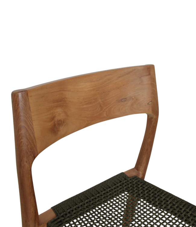 Raw Materials Amsterdam Freya Stoel | Set Van 2 | Donkergroen | H80 cm