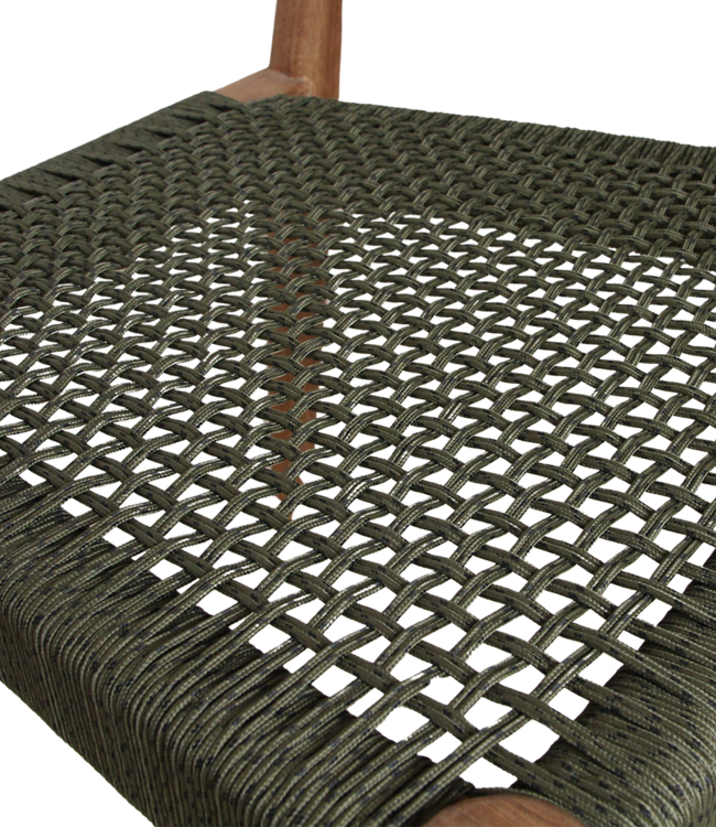 Raw Materials Amsterdam Freya Stoel | Set Van 2 | Donkergroen | H80 cm