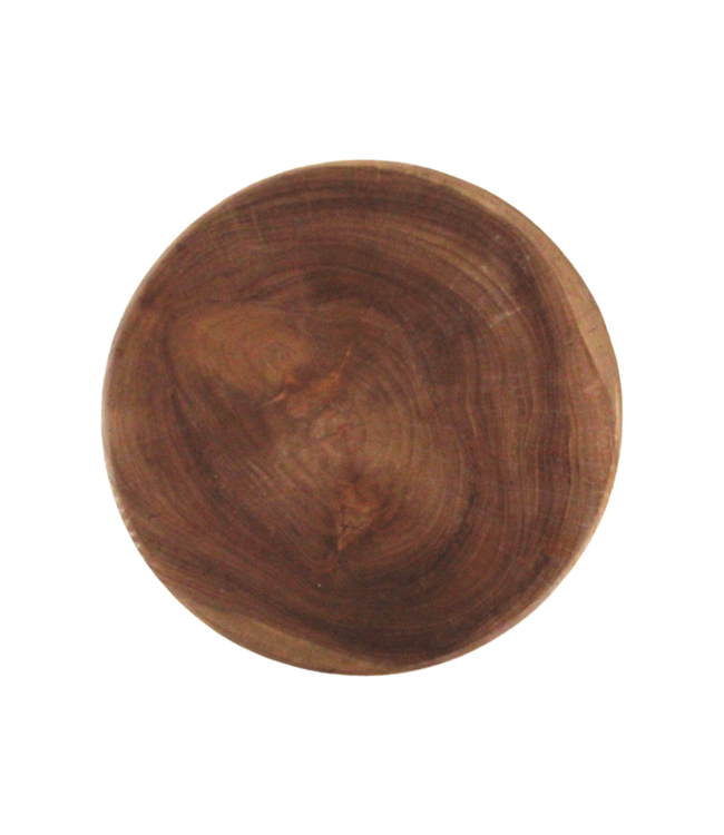 Raw Materials Amsterdam Forma Barkruk Totoma | Naturel | Teakhout | H65 x D30 cm