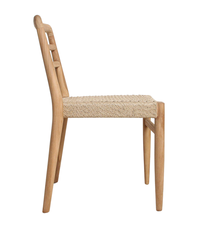 Raw Materials Amsterdam Verano Stoel | Set Van 2 | Naturel | H81 x B61 x D54 cm