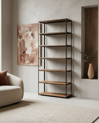 Raw Materials Amsterdam Factory Ijzeren Rek | L138 x B39 x H172 cm