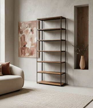 Raw Materials Amsterdam Fabrieks Ijzeren Rek | L138 x B39 x H172 cm