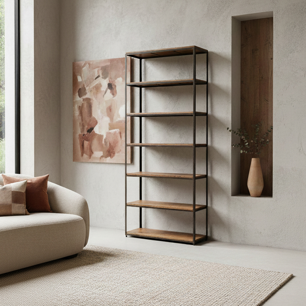 Raw Materials Amsterdam Factory Ijzeren Rek | L138 x B39 x H172 cm