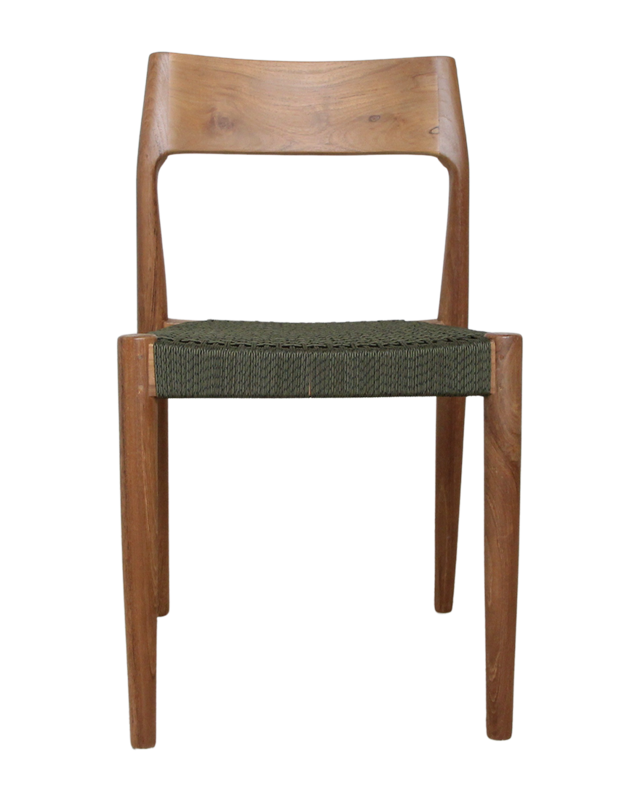 Raw Materials Amsterdam Freya Stoel | Set Van 2 | Donkergroen | H80 cm