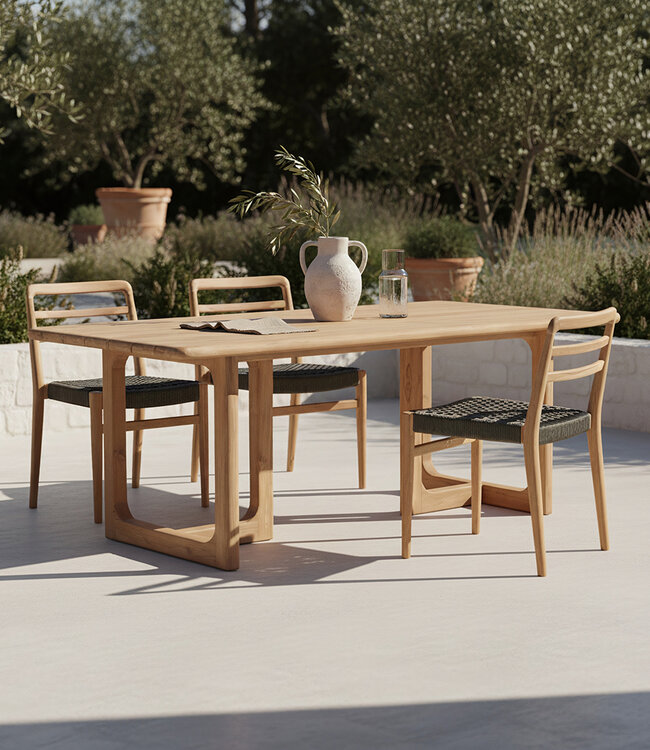 Raw Materials Amsterdam Tuintafel | Primavera | Teakhout | 200 cm