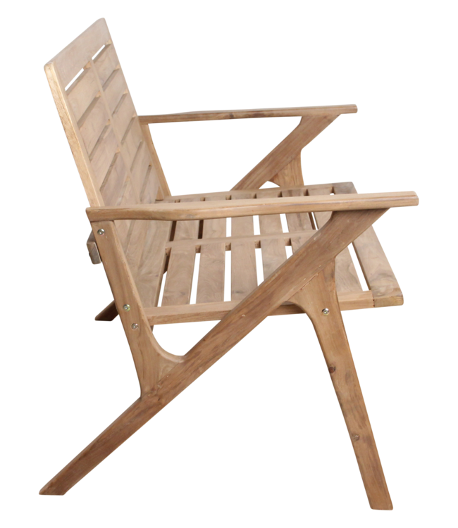 Raw Materials Amsterdam Tuinbank Odin | Teak  | L122 cm x B60 x H80 cm