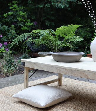 Raw Materials Amsterdam Salontafel | Inklapbaar | Limewash | L120 x B75 x H45 cm