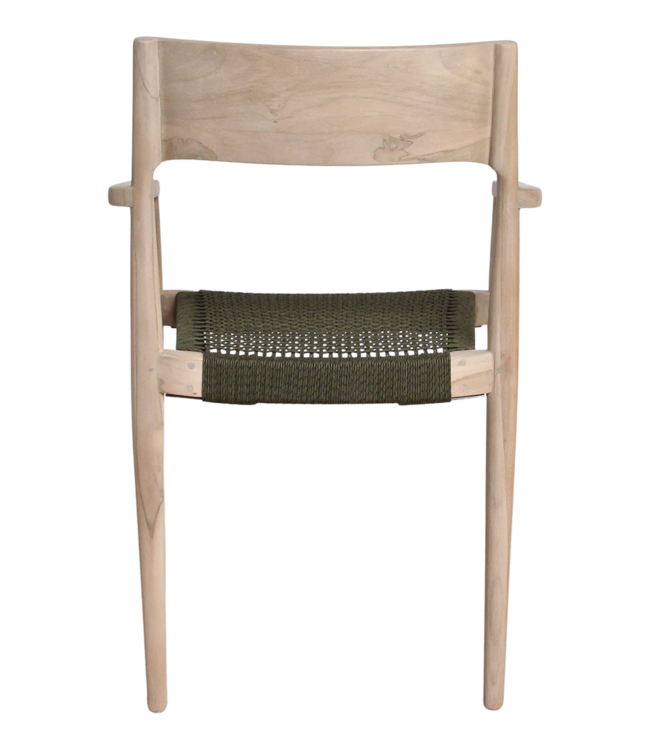 Raw Materials Amsterdam Freya Tuinstoel | Met Armleuning | Groen