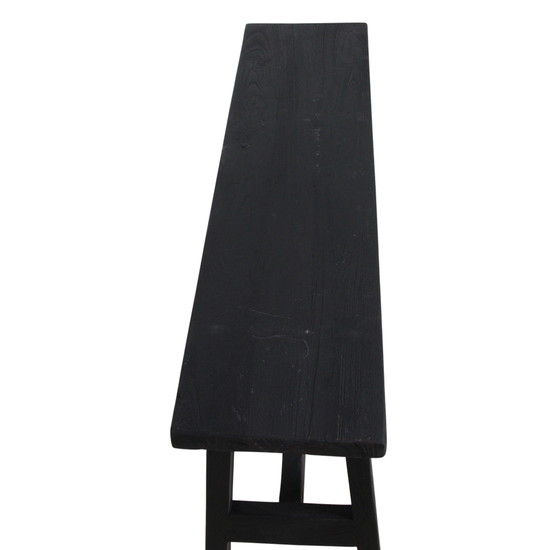 Raw Materials Amsterdam Factory Bushalte Bank | Groot | Zwart | L85 x B20 x H50 cm