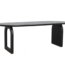 Raw Materials Amsterdam Bullnose Eettafel | Zwart | Mix | H76 x B240 x D90 cm