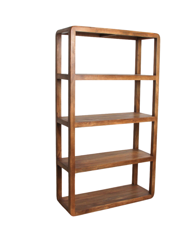 Raw Materials Amsterdam Bullnose Open Rek | 5 Planken | H177 x B100 x D38 cm