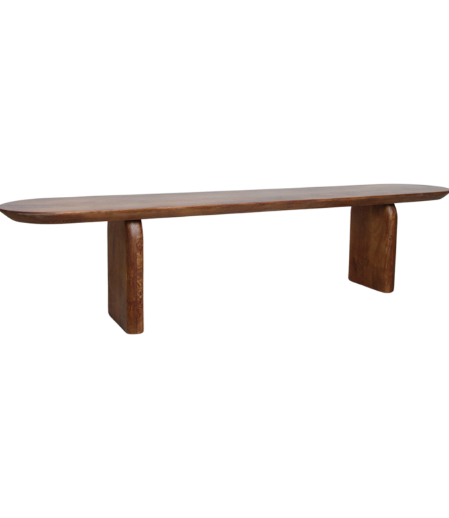 Raw Materials Amsterdam Bullnose Eetkamerbank | H45 x B200 x D35 cm