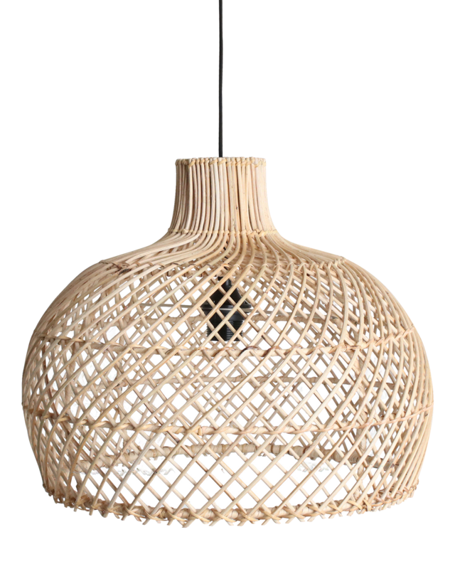 Raw Materials Amsterdam Hanglamp Maze | Rotan | Naturel | D42 x H36 cm