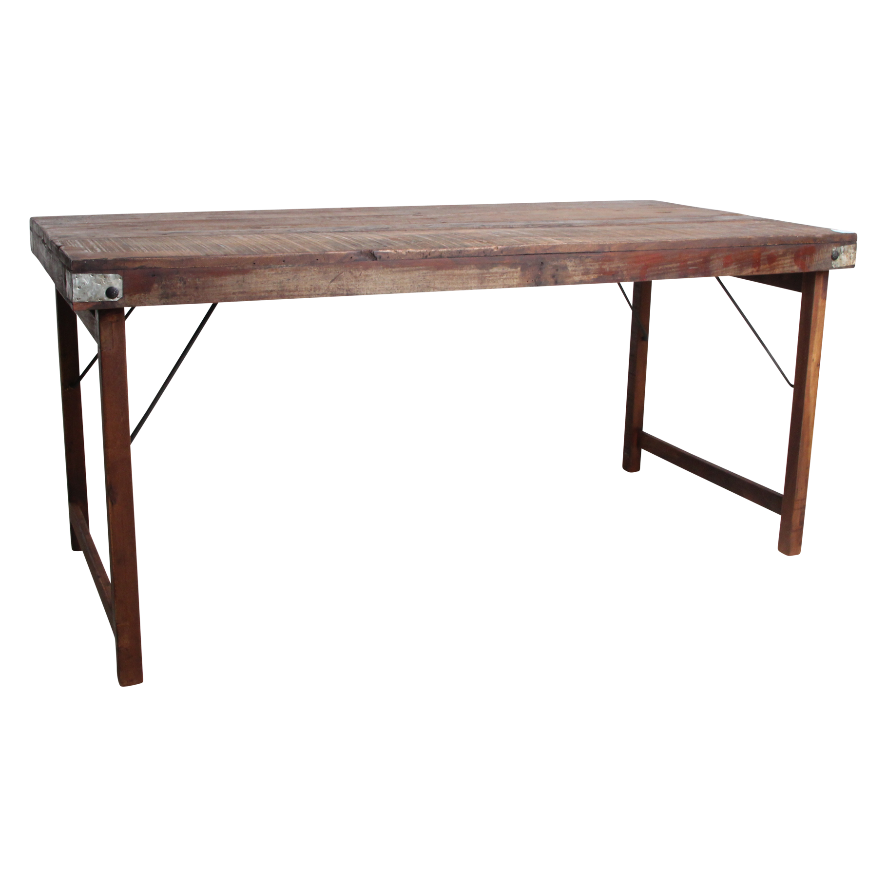 Raw Materials Amsterdam Eettafel | Opklapbaar | Bruin | H76 x B165 x D75 cm