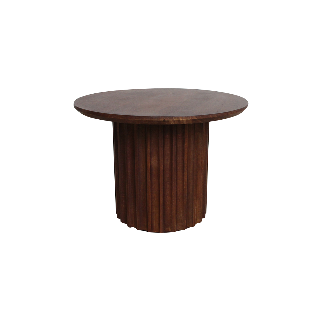 Raw Materials Amsterdam Bullnose Bijzettafel | Bruin | H48 x D55 cm