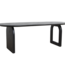 Raw Materials Amsterdam Bullnose Eettafel | Zwart | Mix | H76 x B240 x D90 cm