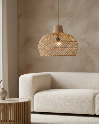 Raw Materials Amsterdam Hanglamp Maze | Rotan | Naturel | D42 x H36 cm