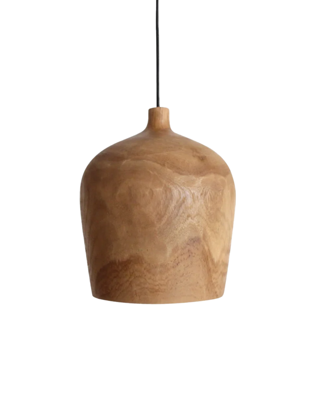 Raw Materials Amsterdam Sirocco Hanglamp | Teakhout | H28 x D25 cm